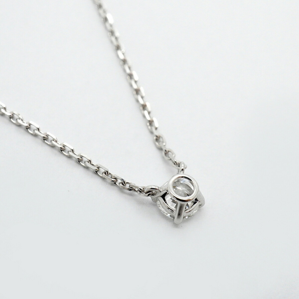 Cartier Solitaire Necklace, 1PD (18K White Gold), Diamond, Ladies' - Picture 2 of 8